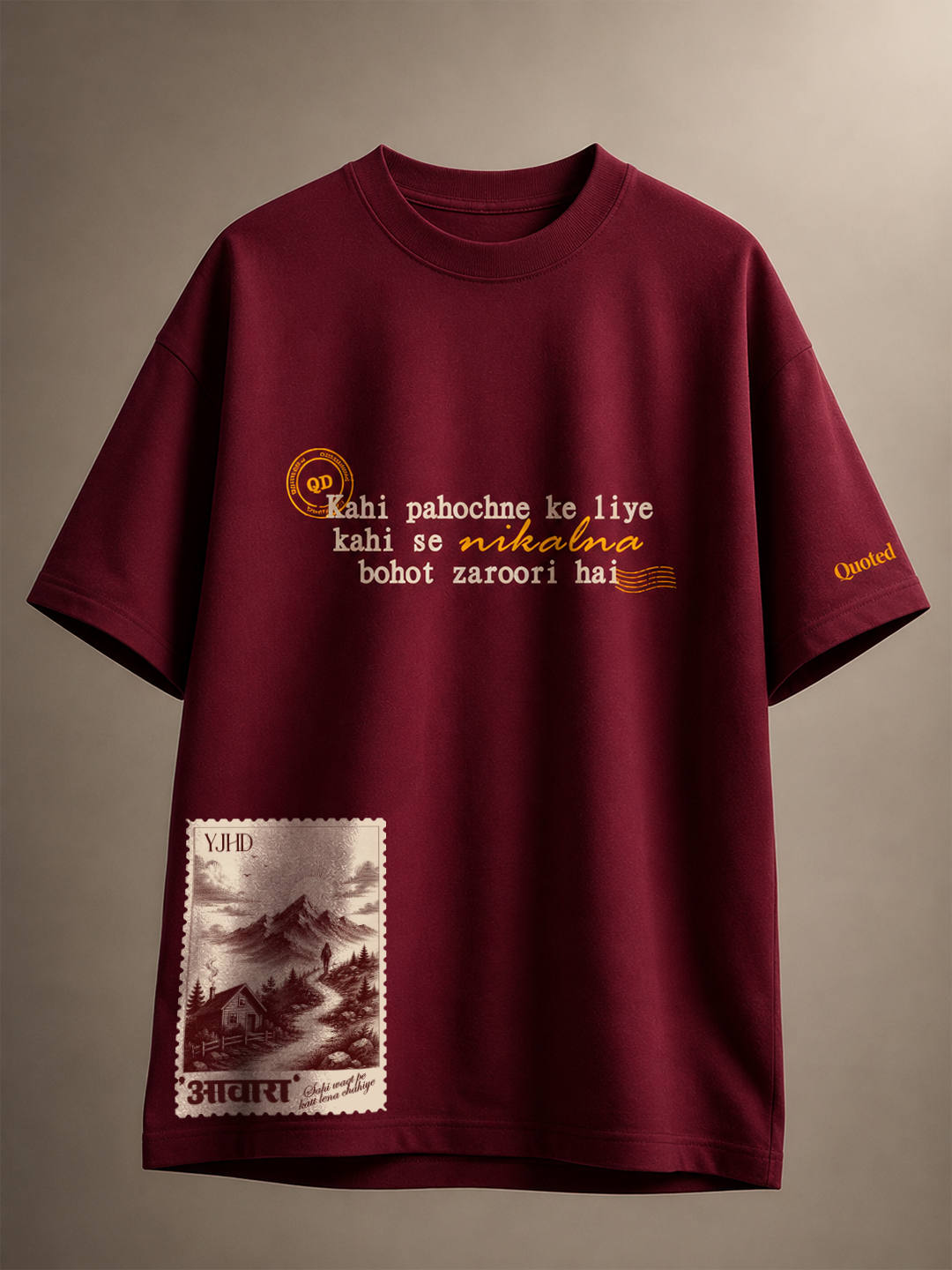 YJHD Aawara oversized T-shirt