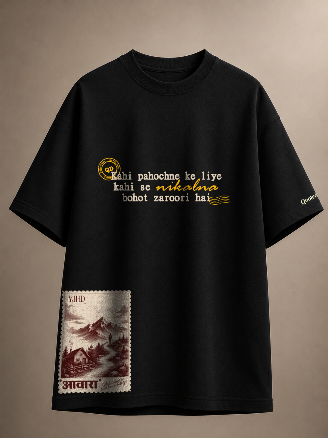 YJHD Aawara oversized T-shirt