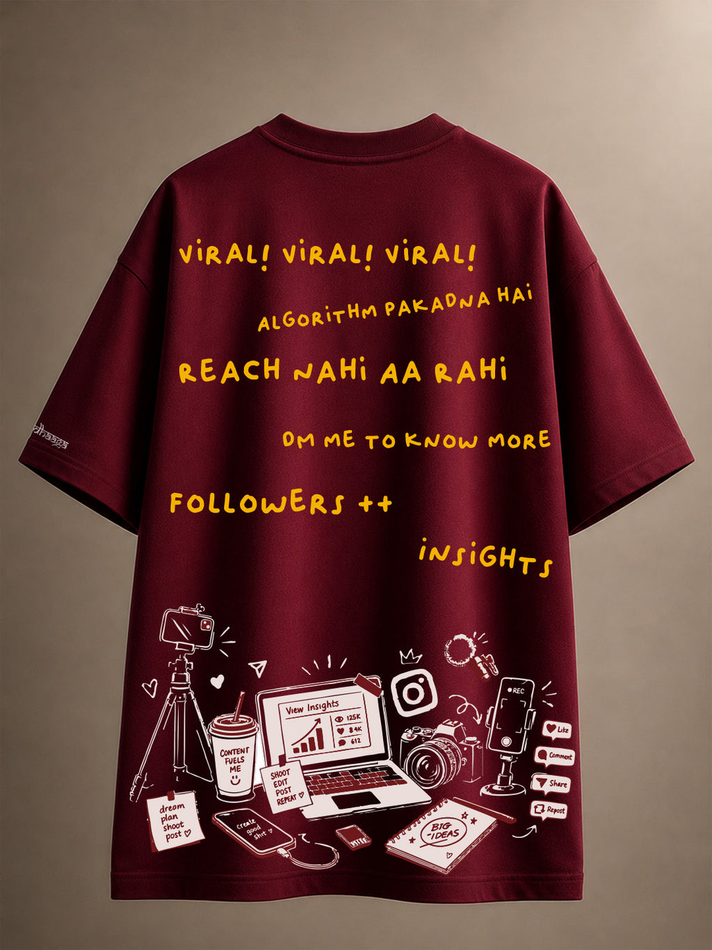 Content Creator - Unisex Oversized T-shirt