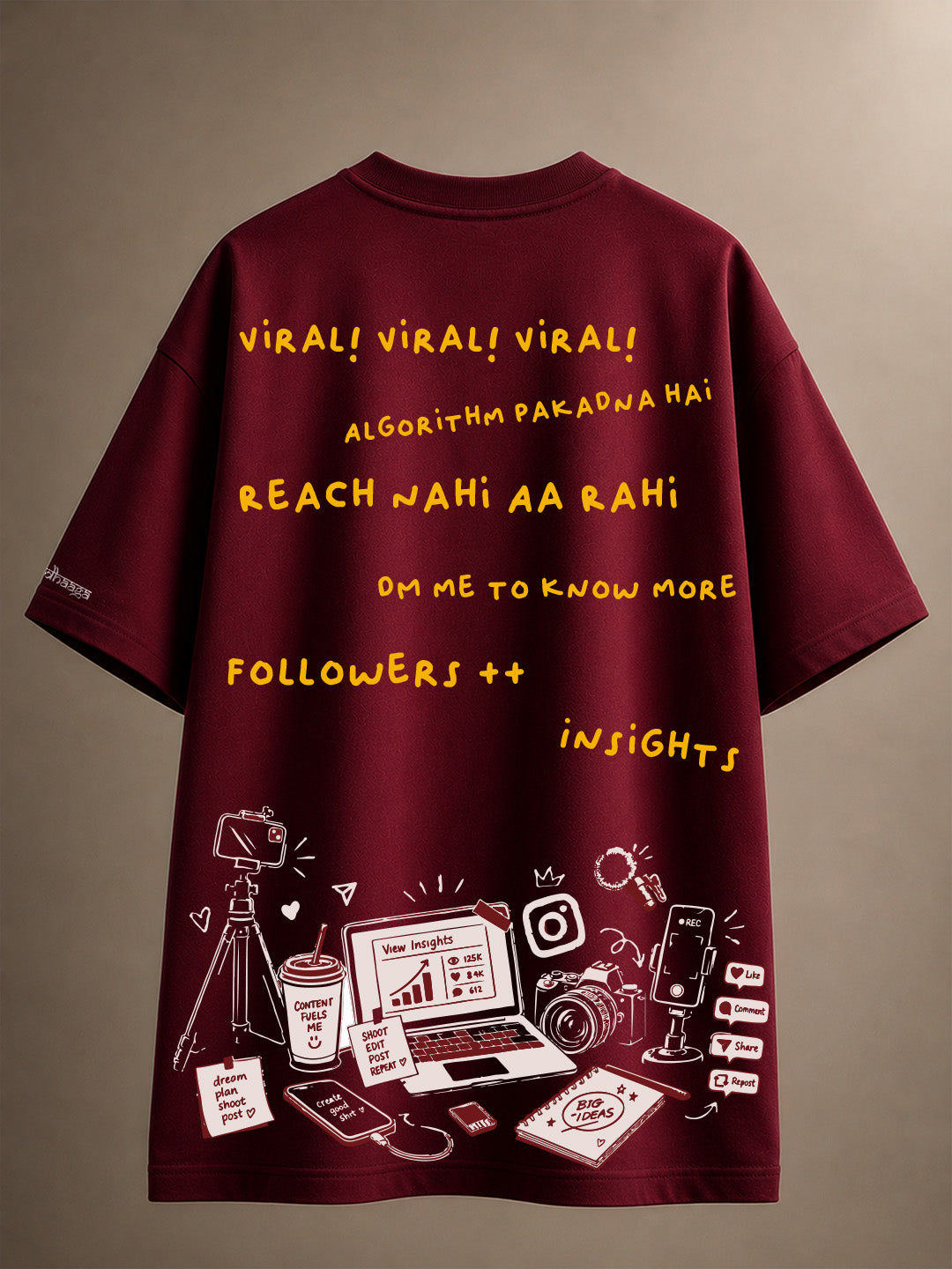 Content Creator - Unisex Oversized T-shirt