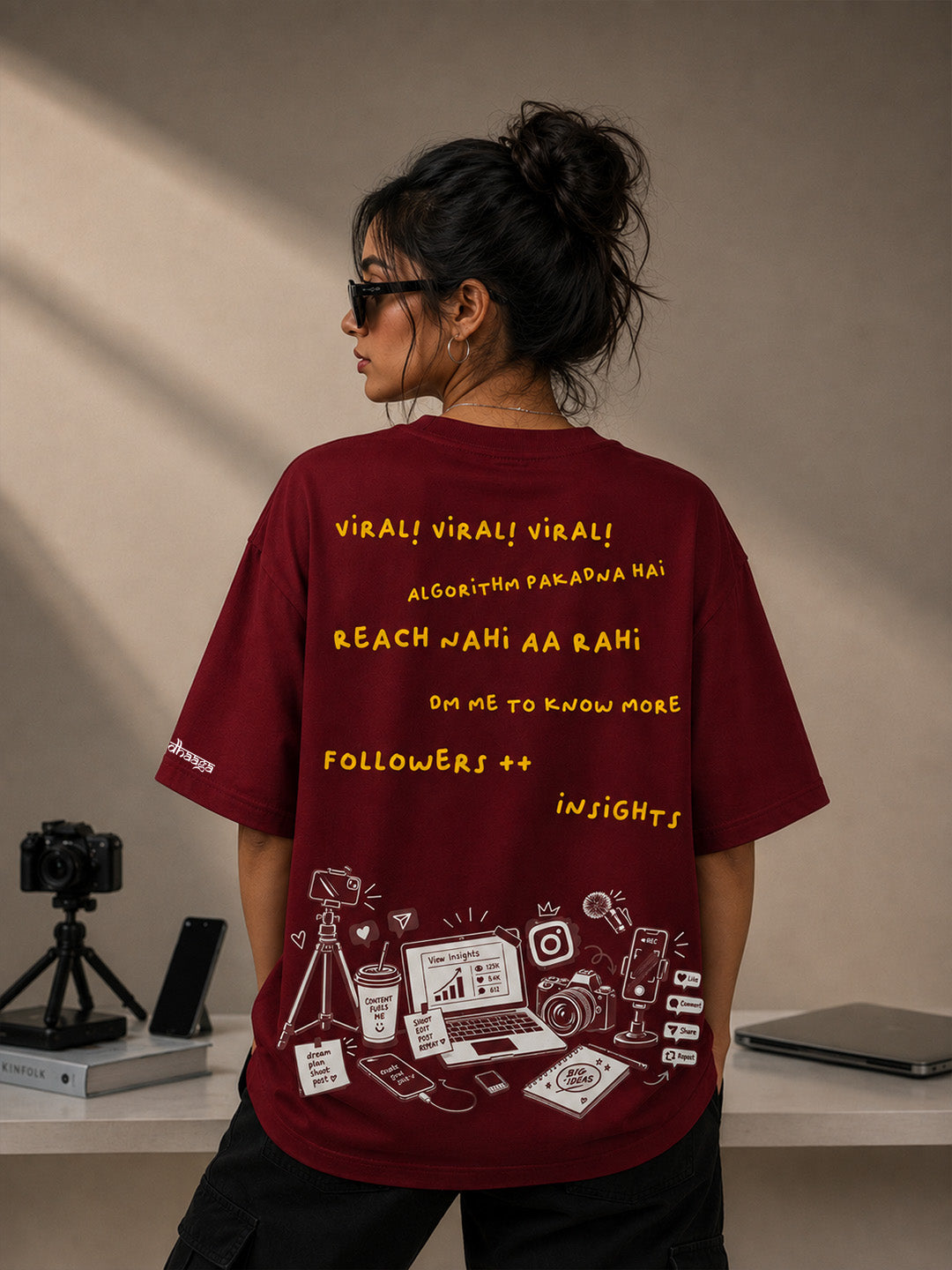 Content Creator - Unisex Oversized T-shirt