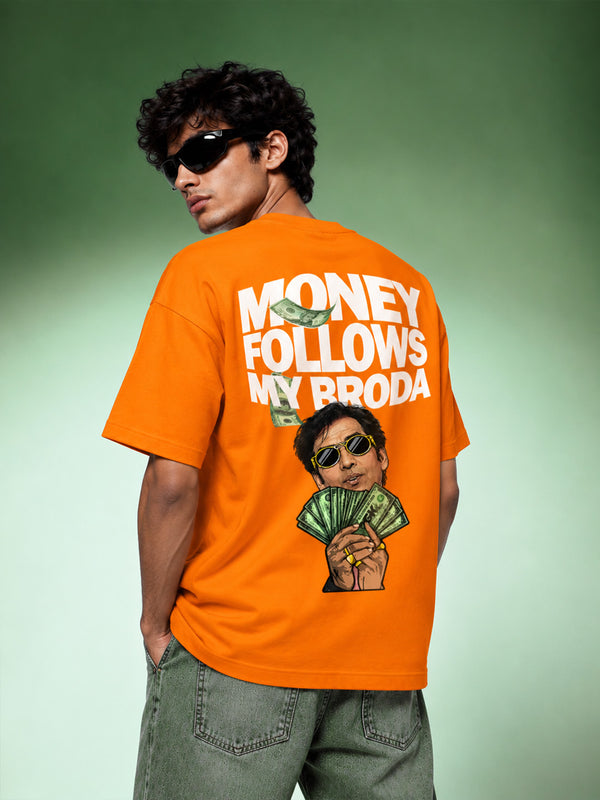 Money Follows My Brotha - Oversized T-shirt