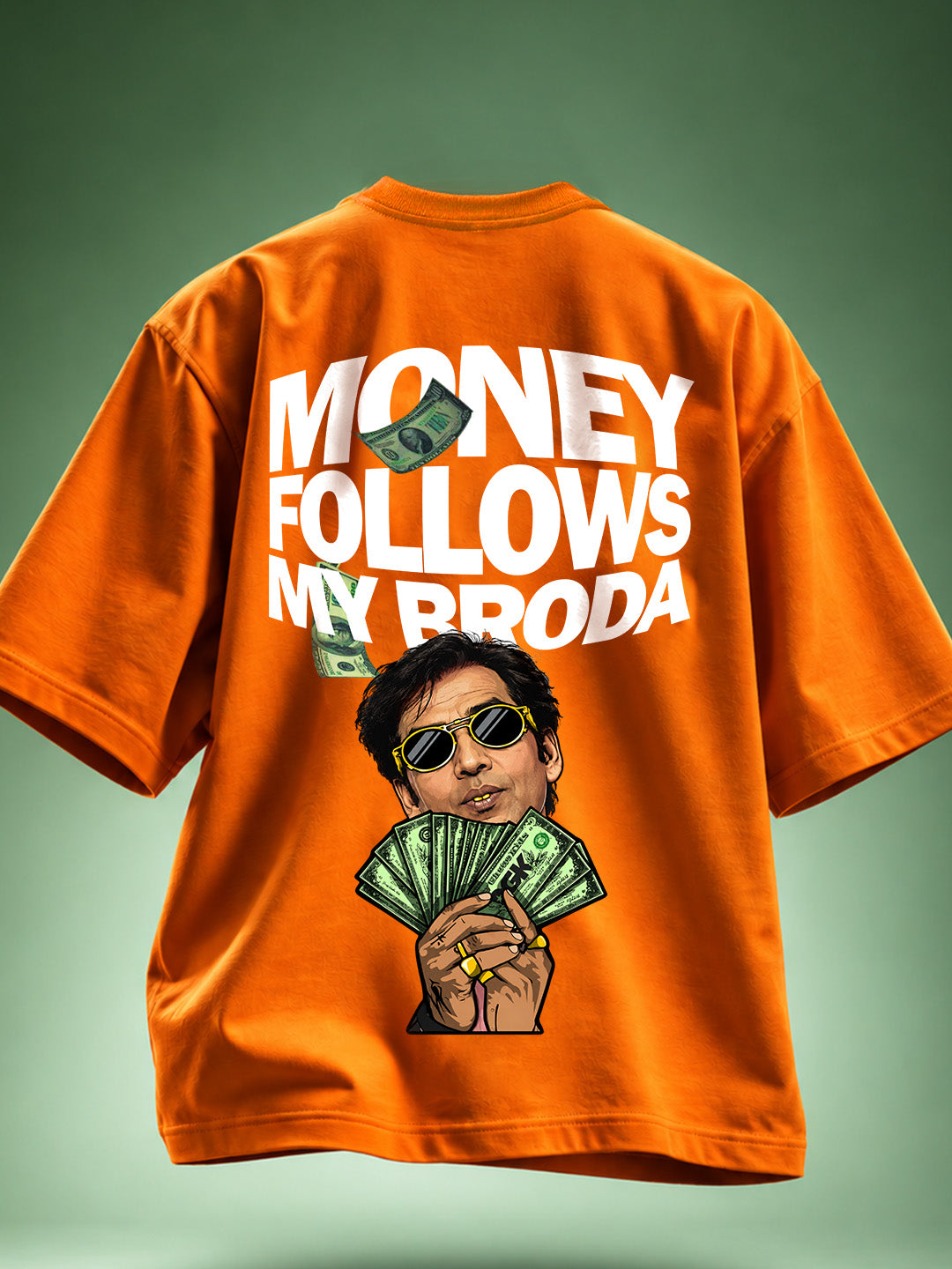 Money Follows My Brotha - Oversized T-shirt